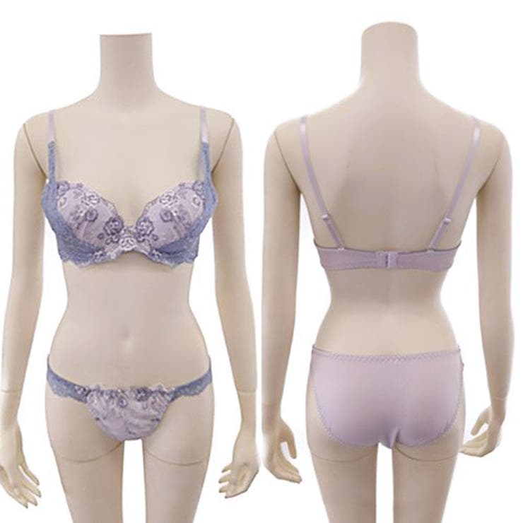 繊細な小花の刺繍がフェミニンなブラ・ショーツセット（ブラセット） | GRAXIA | 詳細画像10 