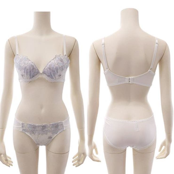 高級感漂うチュールレースがほどこされたブラ・ショーツセット(ブラセット) | GRAXIA | 詳細画像9 