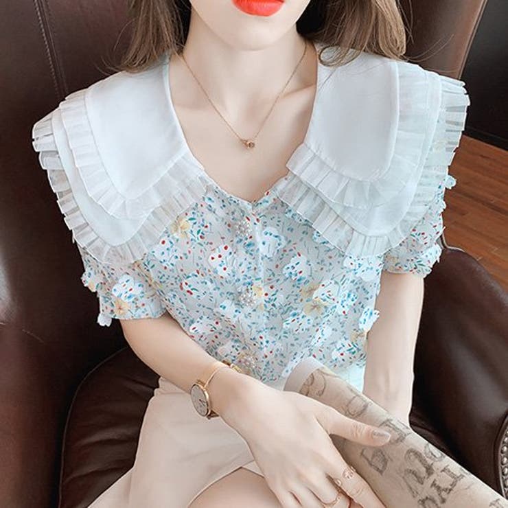 可愛らしい花柄のガーリーなトップス(TOPS) | GRAXIA | 詳細画像8 