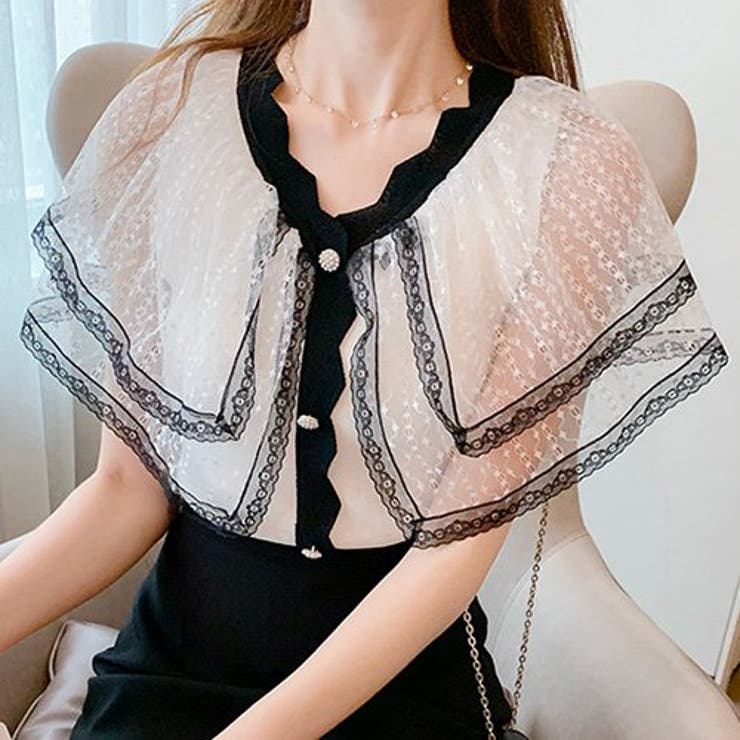 フリルレースがフェミニンな印象を与えるトップス(TOPS) | GRAXIA | 詳細画像8 