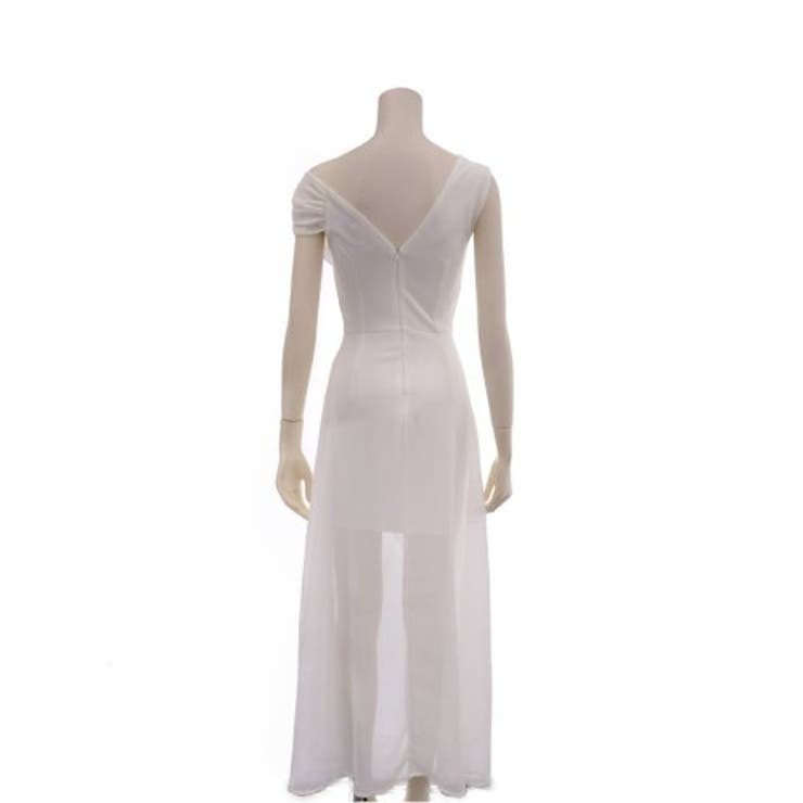 シフォン使いが女性らしさをエアリーに演出するワンピース(キャバドレス CABAR… | GRAXIA | 詳細画像9 