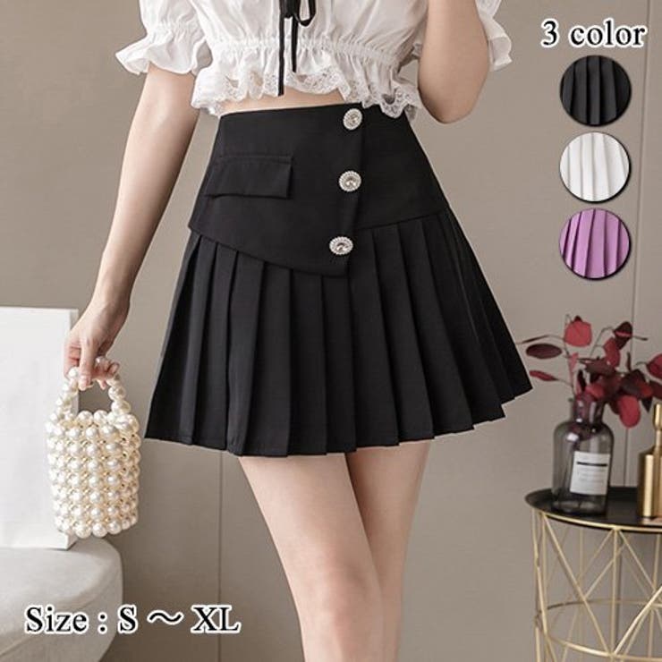 プリーツがキュートなミニスカート(SKIRT) | GRAXIA | 詳細画像1 