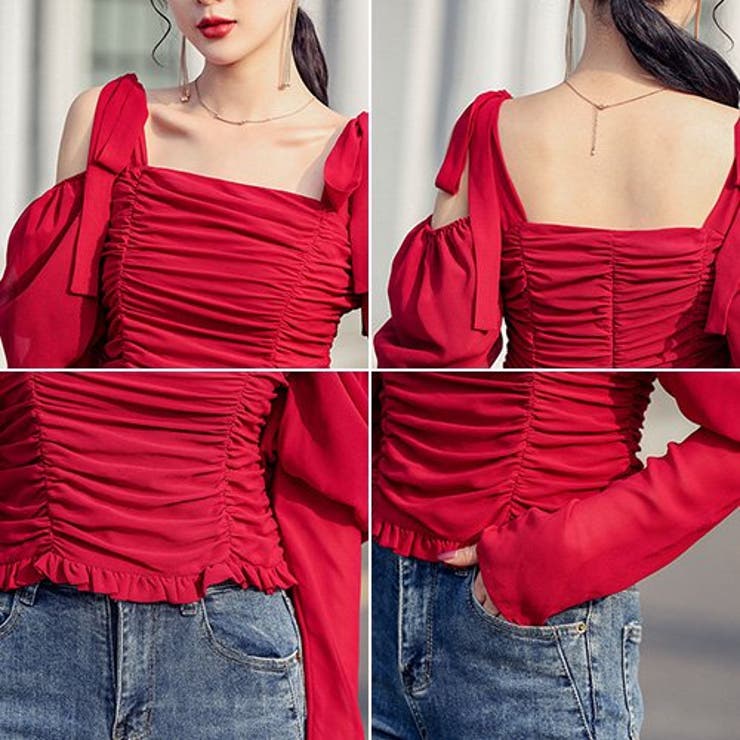 ほどよい肌魅せで華奢見えも叶えるトップス(TOPS) | GRAXIA | 詳細画像14 