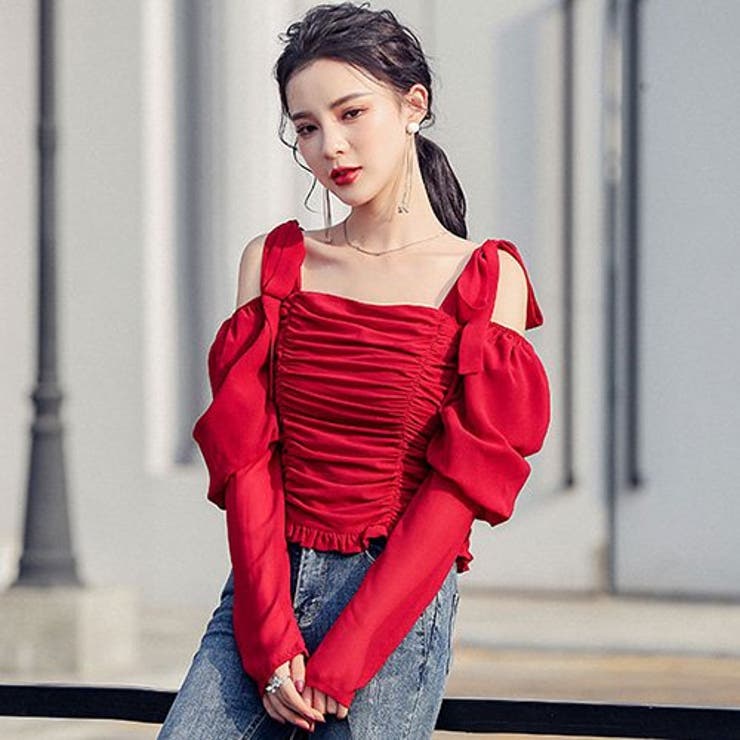 ほどよい肌魅せで華奢見えも叶えるトップス(TOPS) | GRAXIA | 詳細画像3 