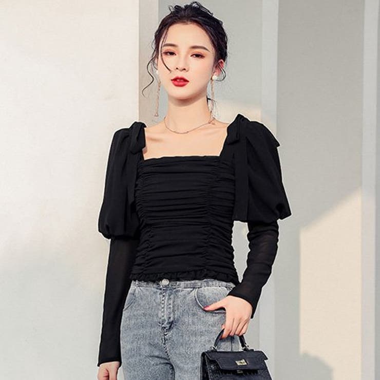 ほどよい肌魅せで華奢見えも叶えるトップス(TOPS) | GRAXIA | 詳細画像6 