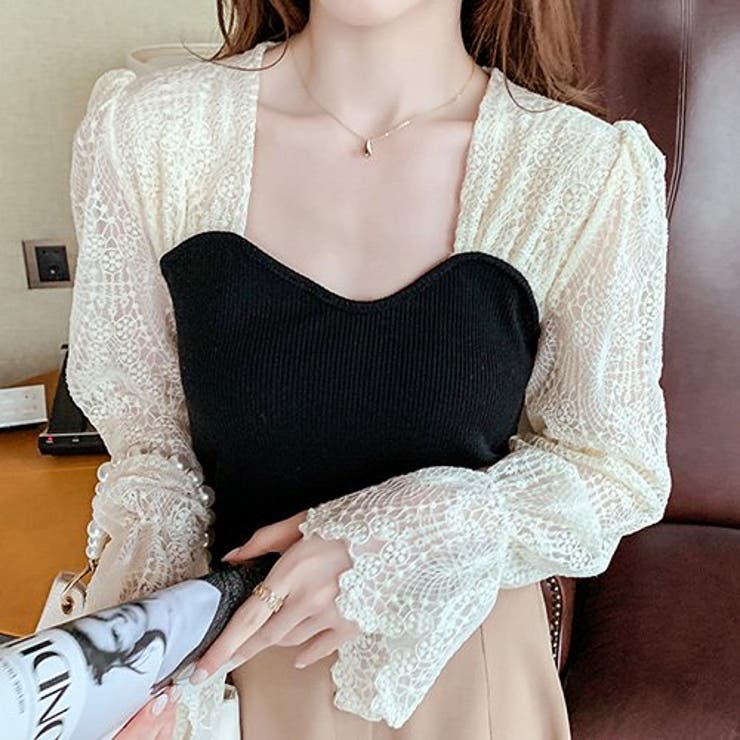 バイカラーでゴージャスな印象のトップス(TOPS) | GRAXIA | 詳細画像4 