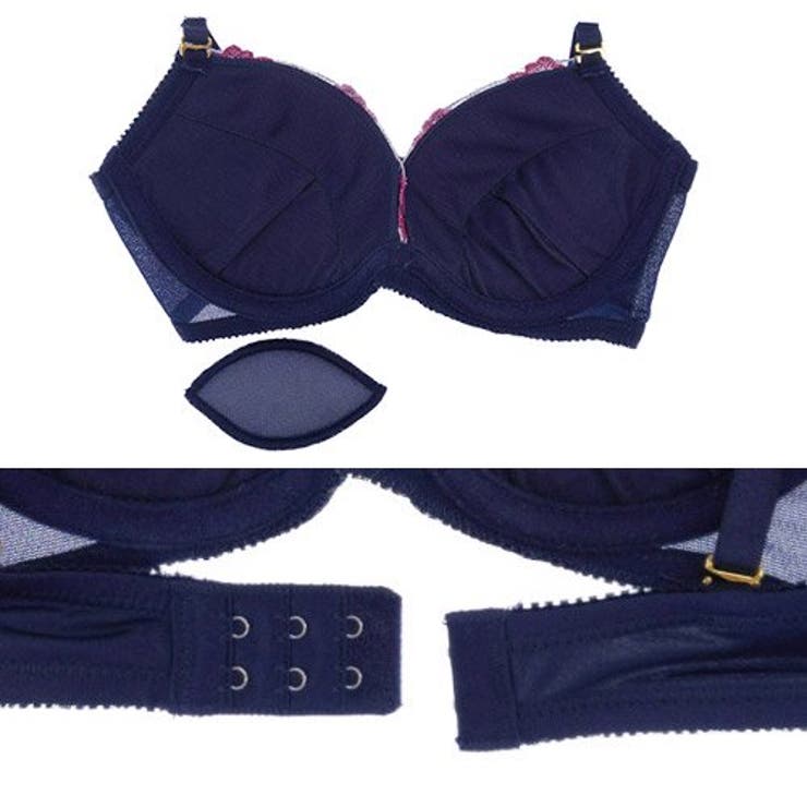 美しい花刺繍に華やいだ気分になりそうなブラショーツセット（ブラセット） | GRAXIA | 詳細画像11 