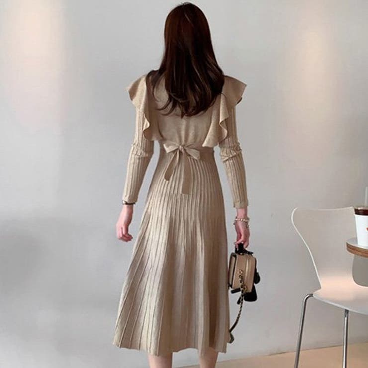 フリル使いがオトナかわいいフレアロングワンピ(キャバドレス CABARETDRE… | GRAXIA | 詳細画像7 