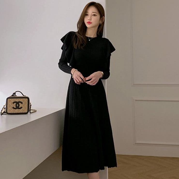 フリル使いがオトナかわいいフレアロングワンピ(キャバドレス CABARETDRE… | GRAXIA | 詳細画像9 