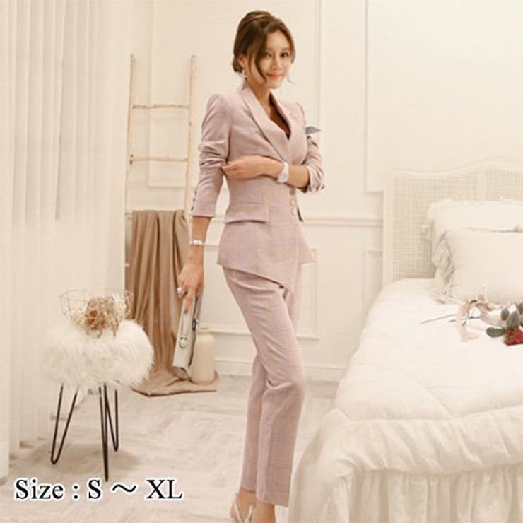 エレガントに着こなすシングルジャケットとパンツのセットスーツ | GRAXIA | 詳細画像1 