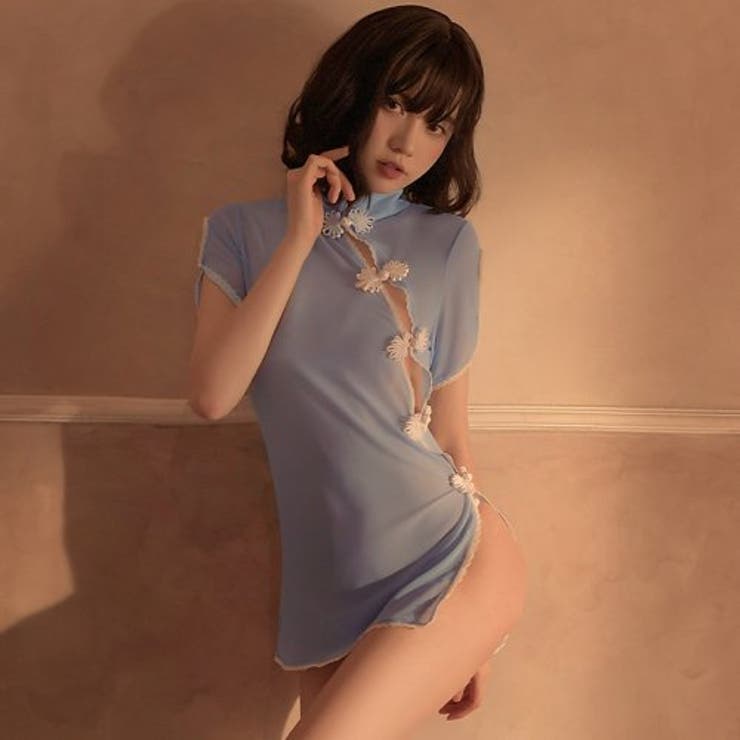 パステルカラーが爽やかな印象のチャイナ服風コスプレ(セクシーコスプレ) | GRAXIA | 詳細画像1 