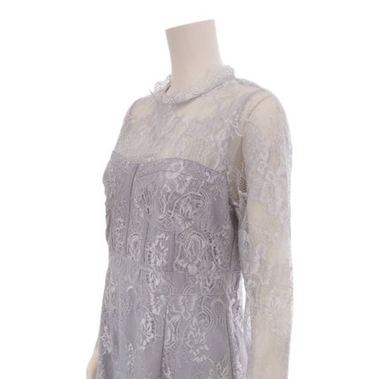 総レースが上品な大人に仕上げるタイトなミモレ丈ワンピース(キャバドレス CABA… | GRAXIA | 詳細画像13 