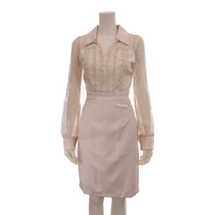 繊細なレースを組み合わせて仕立てたきれい目ワンピース(キャバドレス CABARE… | GRAXIA | 詳細画像12 