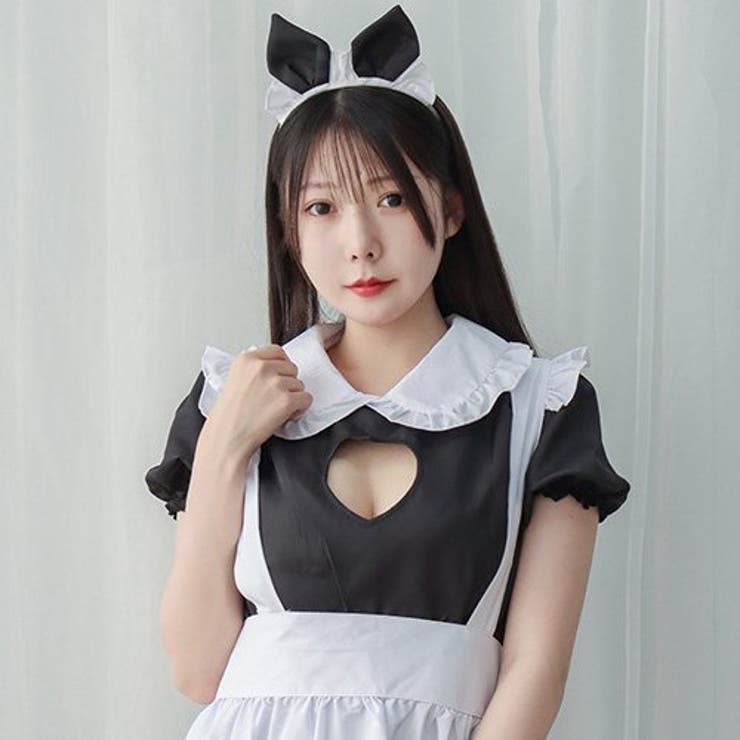 ハート型のカットアウトが眩しい定番メイドさん風コスプレ(セクシーコスプレ) | GRAXIA | 詳細画像7 