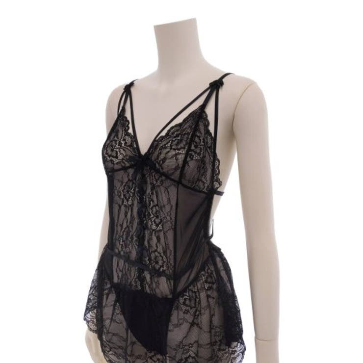 ストリング使いとレースの透け感が艶めかしいテディ(セクシーランジェリー) | GRAXIA | 詳細画像13 