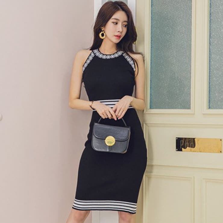 モノトーンでスタイリッシュに決めるアメスリワンピース(キャバドレス CABARE… | GRAXIA | 詳細画像5 