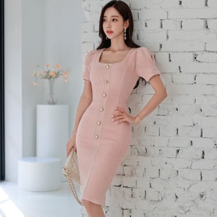 フェミニンな印象をもたせるソフトな生地感とカラーのワンピース(キャバドレス CA… | GRAXIA | 詳細画像14 