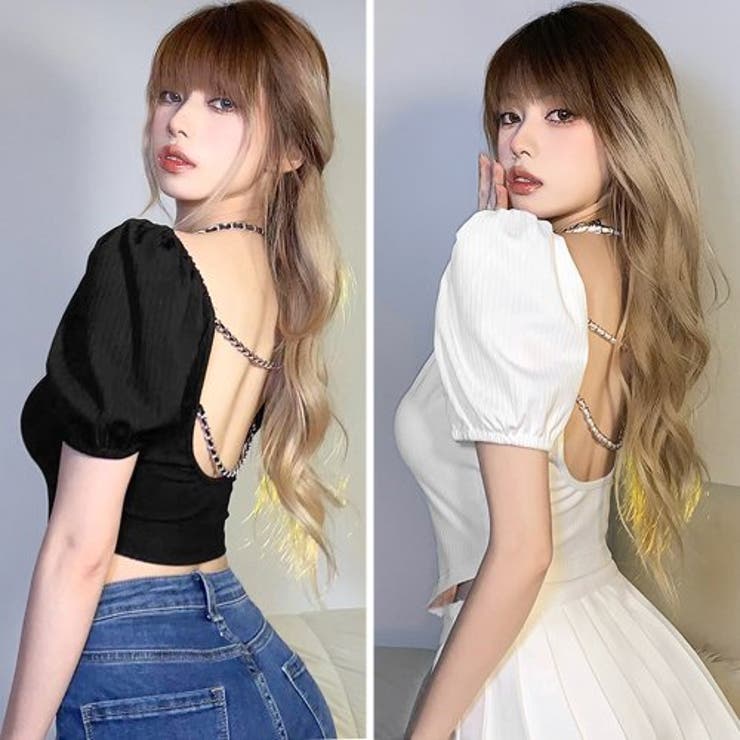 背中のチェーンストラップがポイントの主役級トップス(TOPS) | GRAXIA | 詳細画像2 