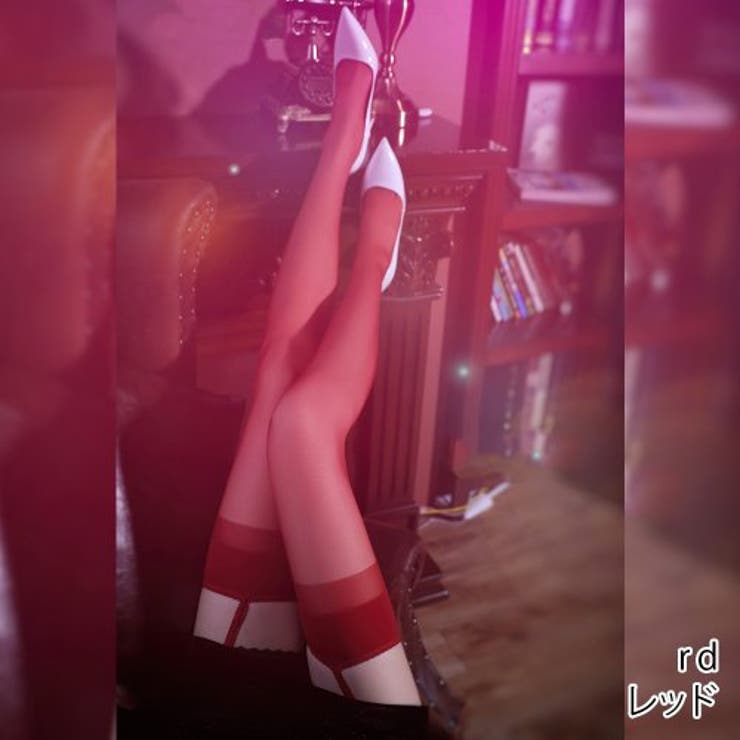 ガーターベルト一体型の足先までヌーディーに演出するランジェリー風ストッキング(S… | GRAXIA | 詳細画像11 