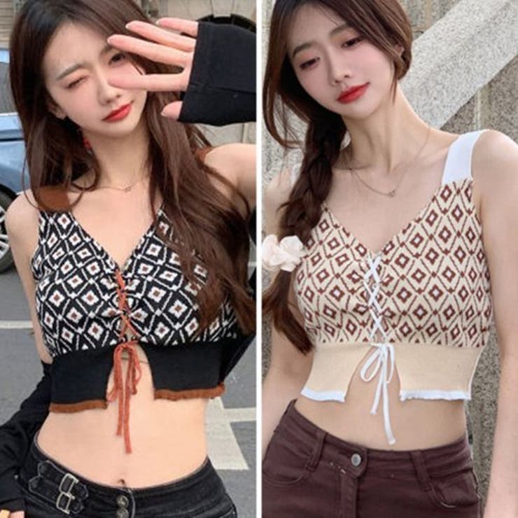 アレンジ次第で色々なコーデが楽しめるニットキャミ(TOPS) | GRAXIA | 詳細画像2 