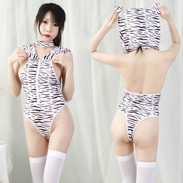 フード付きでキュートなトラ柄が萌え可愛いテディ(セクシーランジェリー) | GRAXIA | 詳細画像5 