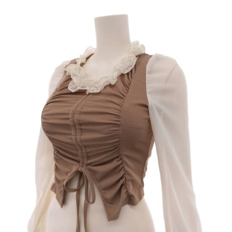 フロントギャザーがポイントのドッキングトップス(TOPS) | GRAXIA | 詳細画像9 