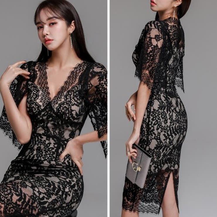 優雅でクラシカルな花柄総レースワンピース(キャバドレス CABARETDRESS… | GRAXIA | 詳細画像16 