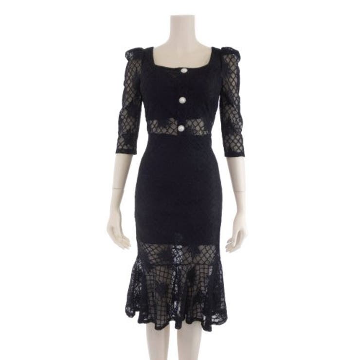 総レースでレディライクに仕立てたマーメイドワンピース(キャバドレス CABARE… | GRAXIA | 詳細画像22 