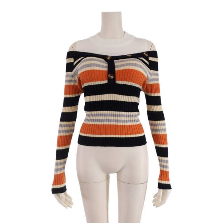 カットデザインがポイントのショート丈ニットトップス(TOPS) | GRAXIA | 詳細画像10 