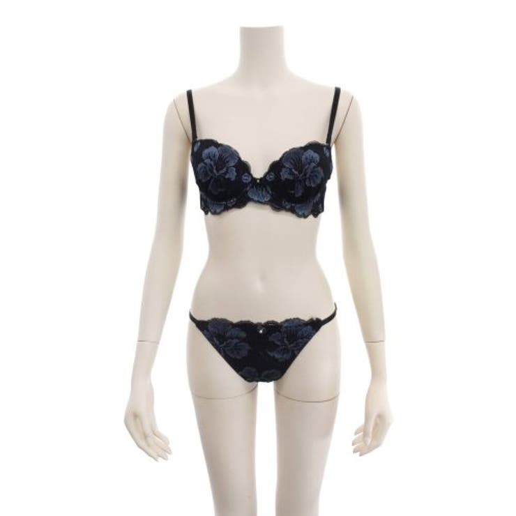 フラワーモチーフのレースがクラシカルで大人っぽいブラ ショーツセット(ブラセット… | GRAXIA | 詳細画像11 