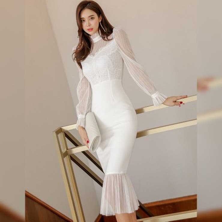 クラシカルかつモード感も漂う大人のワンピース(キャバドレス CABARETDRE… | GRAXIA | 詳細画像16 