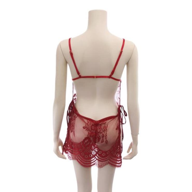 紐結びデザインでチラ見せするベビードール(セクシーランジェリー) | GRAXIA | 詳細画像16 