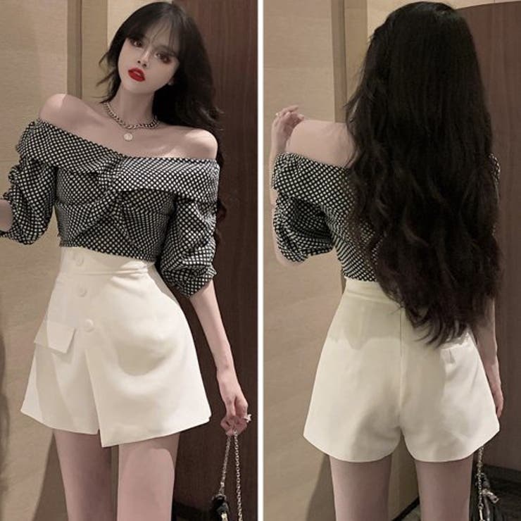 ラップ風デザインでスッキリ穿きこなせるショートパンツ(PANTS) | GRAXIA | 詳細画像15 