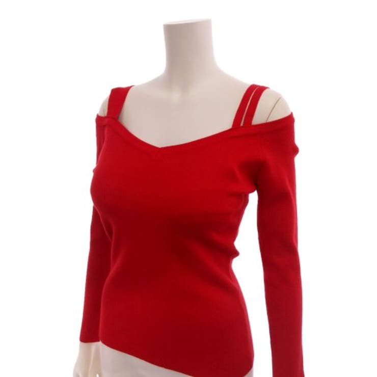 デコルテラインを綺麗に見せるオフショルダーニットトップス(TOPS) | GRAXIA | 詳細画像9 