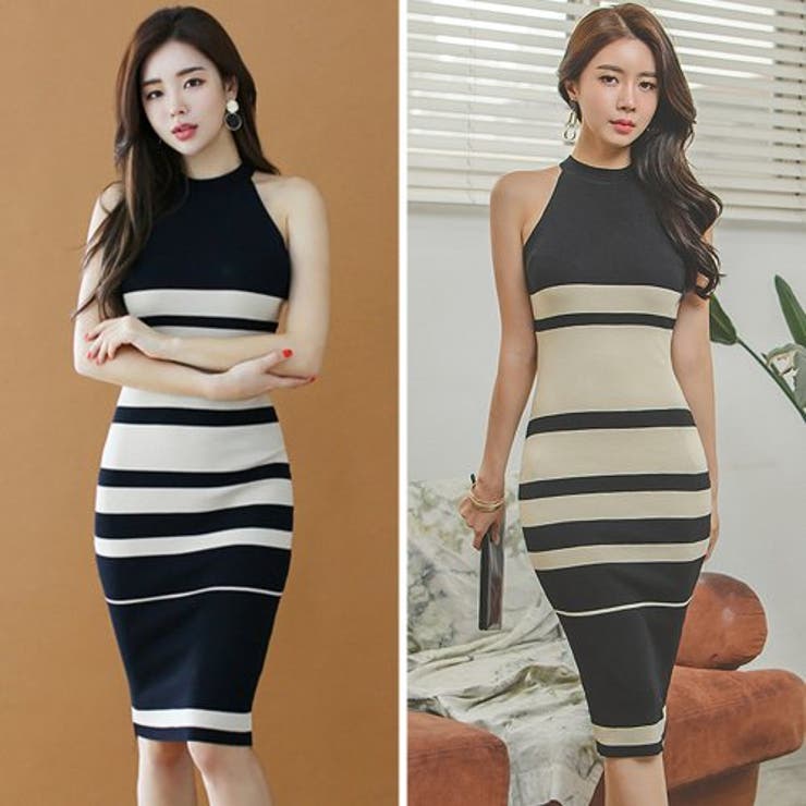 アメリカンスリーブがヘルシーかつセクシーさを引き立てるニットワンピース(キャバド… | GRAXIA | 詳細画像2 