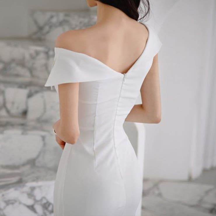 フロントボタンとフリルがアクセントのオフショルワンピース(キャバドレス CABA… | GRAXIA | 詳細画像9 