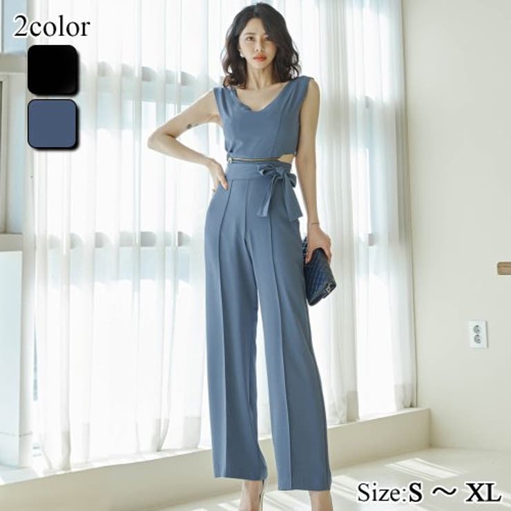 カットアウトで大人っぽい肌魅せを叶えるオールインワン(キャバスーツ CABARE… | GRAXIA | 詳細画像1 