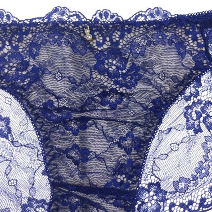 シックなカラーリングと透け感で大人顔に仕立てたブラ ショーツセット(ブラセット) | GRAXIA | 詳細画像19 