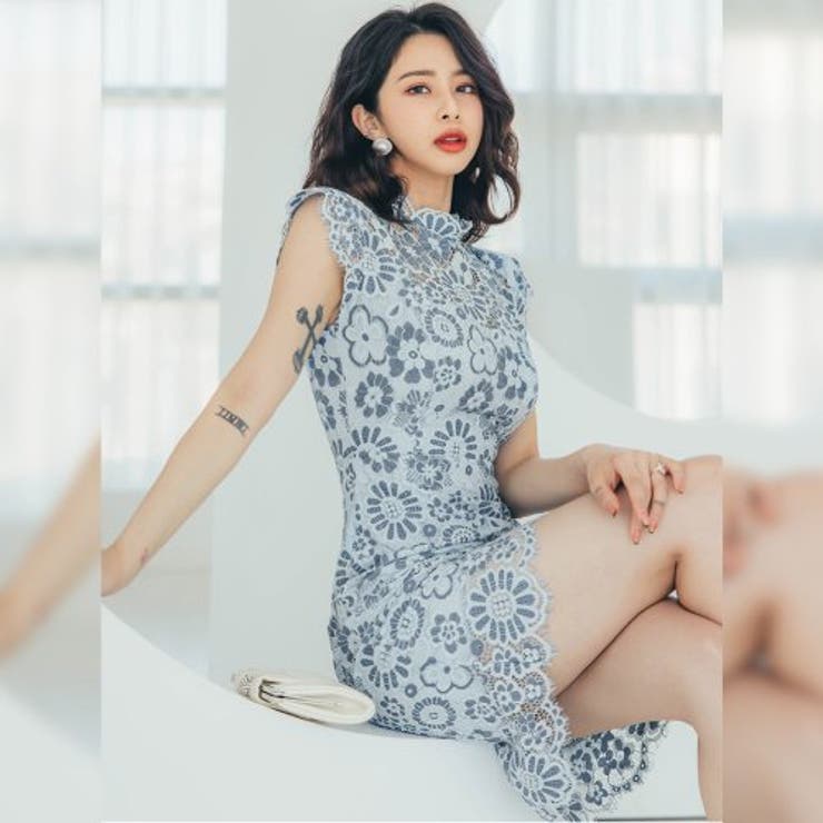 上品で華やかな総レースのワンピース(キャバドレス・CABARETDRESS) | GRAXIA | 詳細画像12 