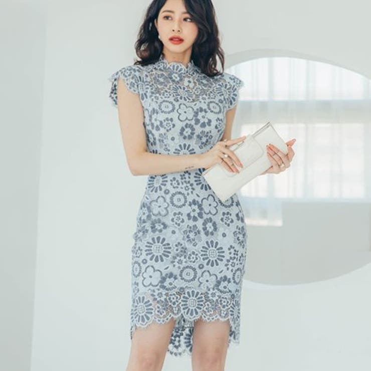 上品で華やかな総レースのワンピース(キャバドレス・CABARETDRESS) | GRAXIA | 詳細画像5 