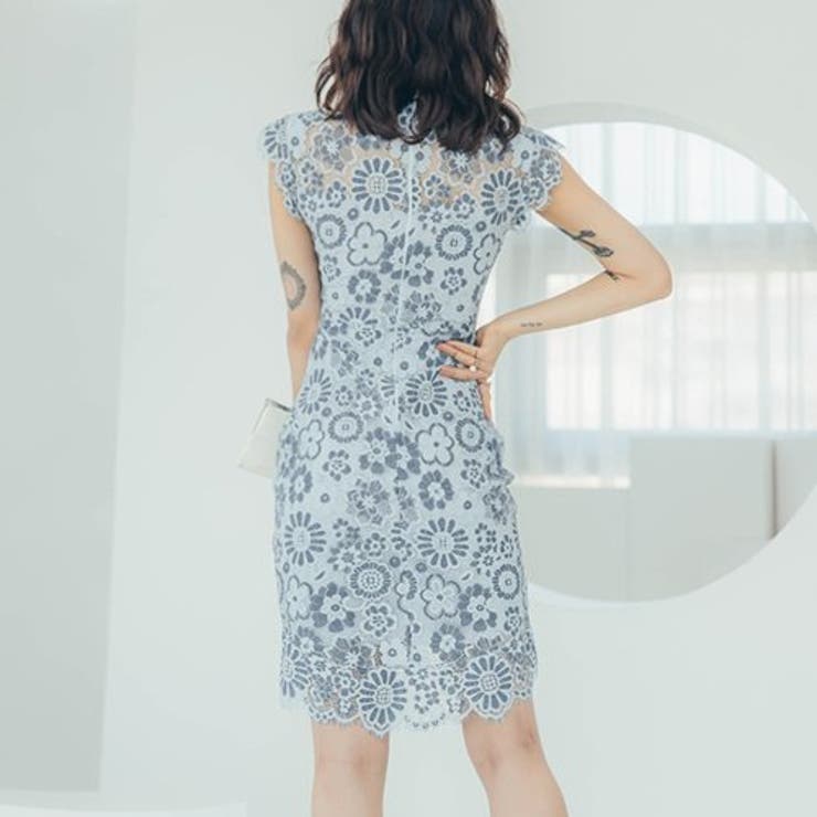 上品で華やかな総レースのワンピース(キャバドレス・CABARETDRESS) | GRAXIA | 詳細画像6 