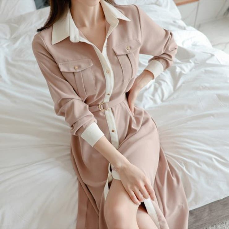 1枚でコーデ完成の衿付きバイカラーワンピース(キャバドレス CABARETDRE… | GRAXIA | 詳細画像12 