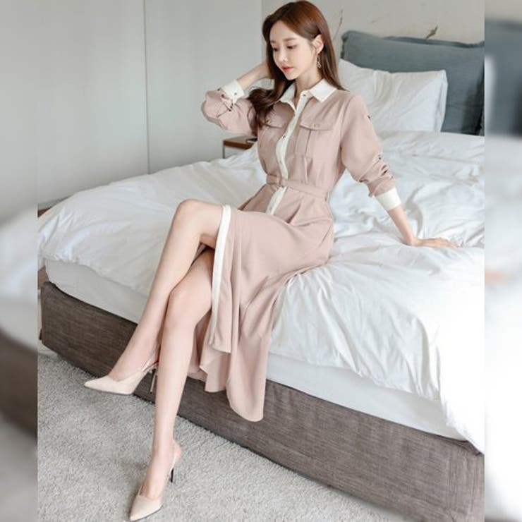 1枚でコーデ完成の衿付きバイカラーワンピース(キャバドレス CABARETDRE… | GRAXIA | 詳細画像15 