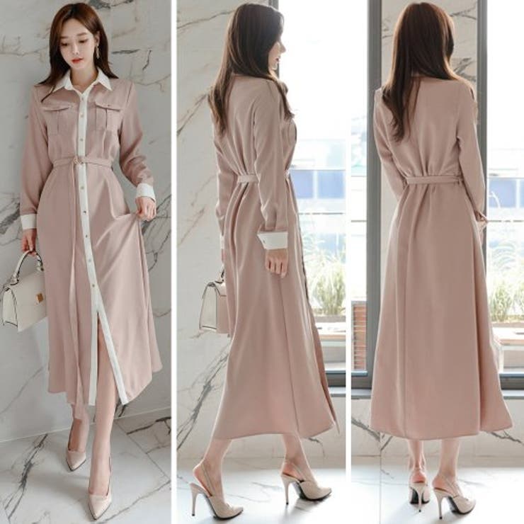 1枚でコーデ完成の衿付きバイカラーワンピース(キャバドレス CABARETDRE… | GRAXIA | 詳細画像7 