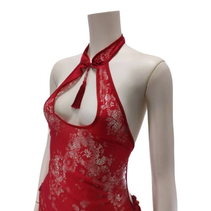 大胆なカットとスリットに目を奪われるチャイナドレス風ベビードール(セクシーランジ… | GRAXIA | 詳細画像14 