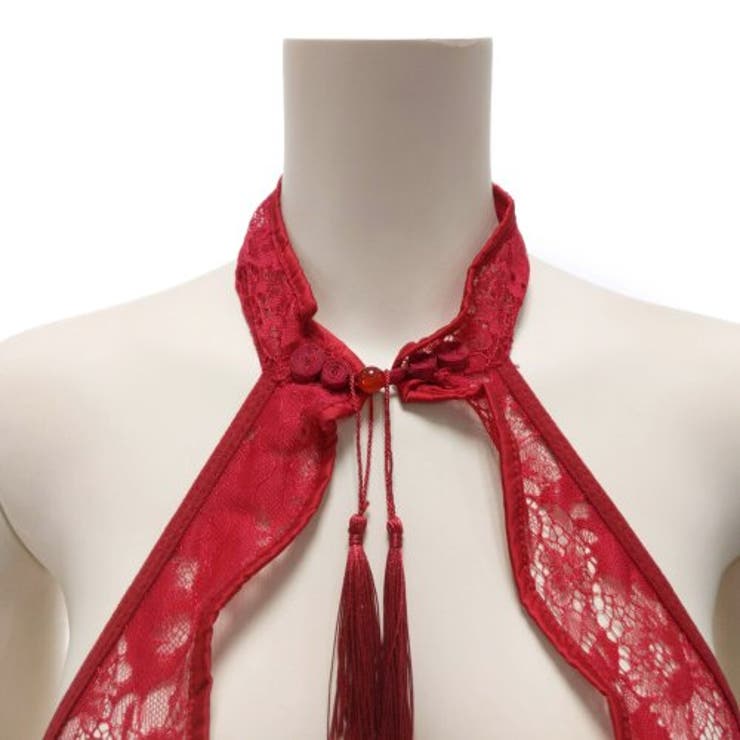 大胆なカットとスリットに目を奪われるチャイナドレス風ベビードール(セクシーランジ… | GRAXIA | 詳細画像16 