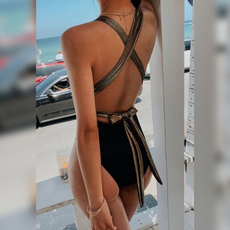 ゴールドホルダーリボンワンピース(水着ビキニ・ワンピース) | GRAXIA | 詳細画像7 