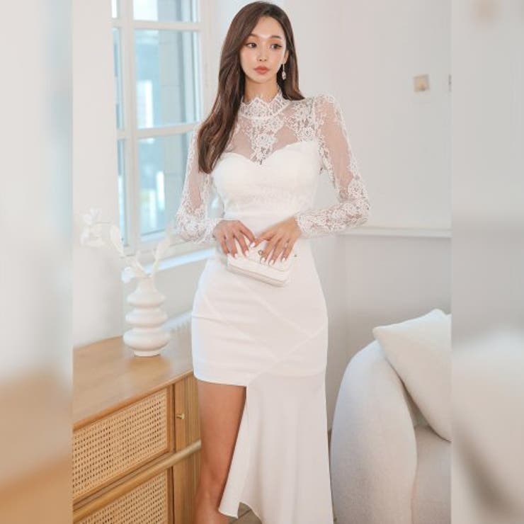 大胆カットのアシメスカートが差を付けるワンピース(キャバドレス CABARETD… | GRAXIA | 詳細画像38 