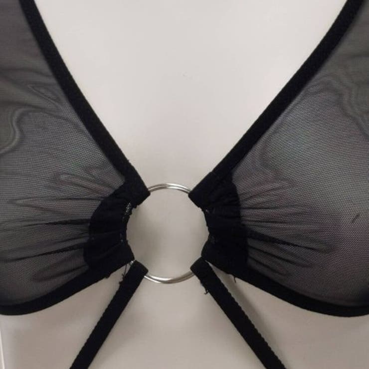 透け感のあるシアー素材のトップスと同じ生地のショーツが一体のテディ(セクシーラン… | GRAXIA | 詳細画像10 