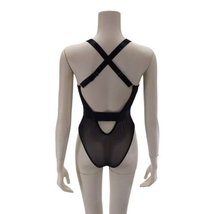 メッシュの透け感がスタイリッシュなハイレグテディ(セクシーランジェリー) | GRAXIA | 詳細画像8 